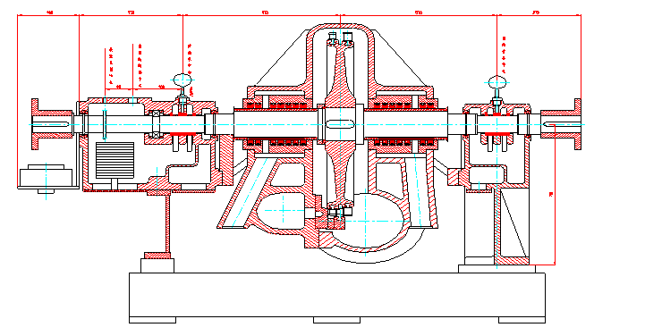 汽輪機(jī)鍋爐給水泵(圖1) 汽輪機(jī)鍋爐給水泵(圖1)